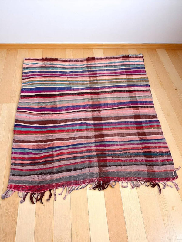 Handwoven Moroccan Kilim Rug (6.1 x 5.8 ft)