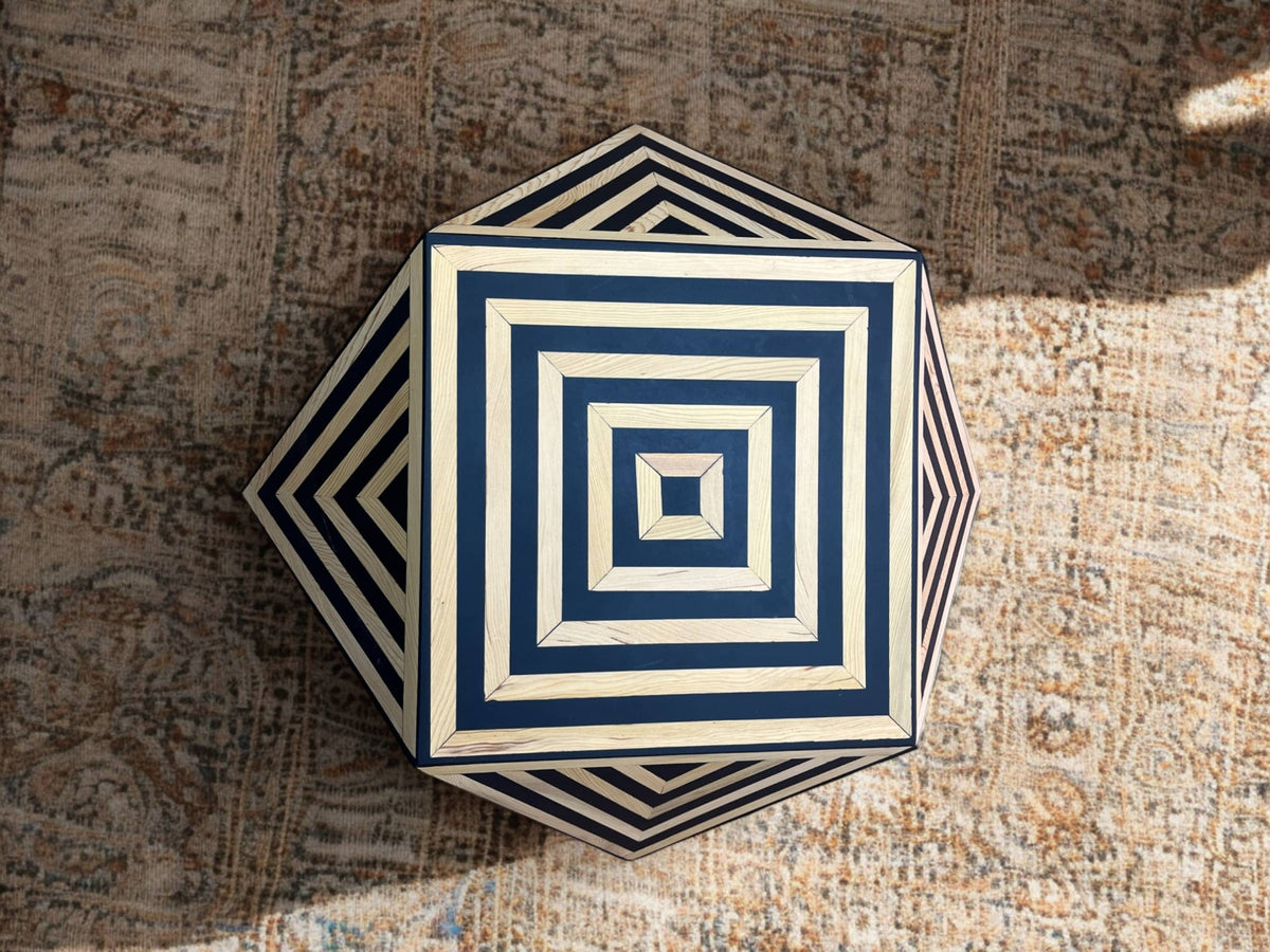 Cedar Wood Side Table