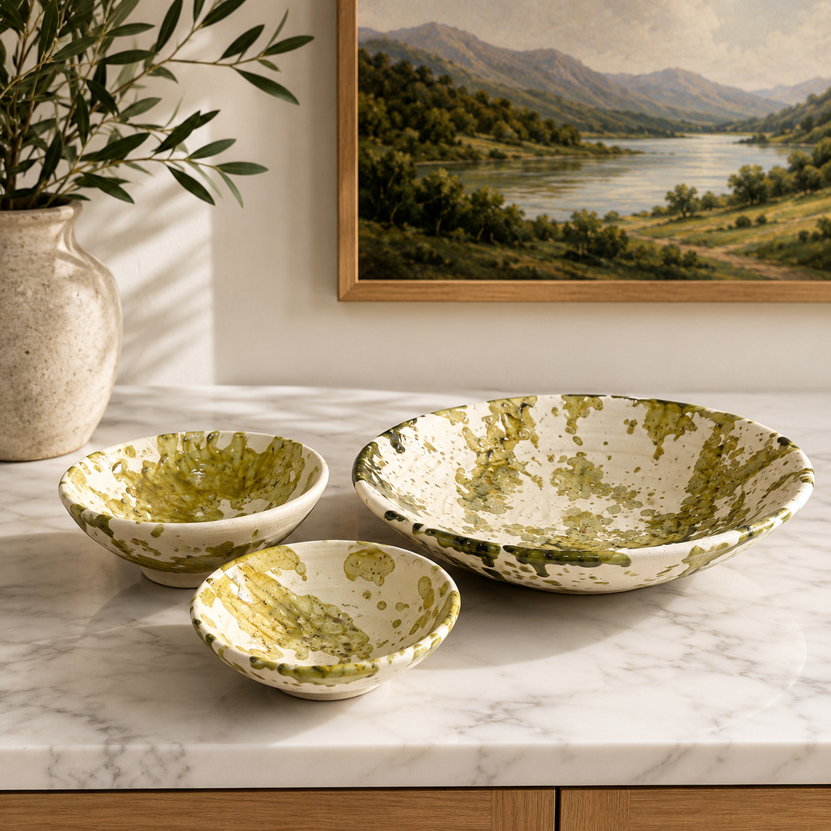 Tamegroute x Puglia Splatter Design Fruit Bowl