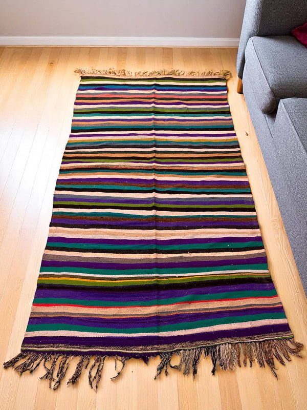 Handwoven Moroccan Kilim Rug (10.1 x 5.2 ft)