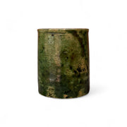 Authentic Tamegroute Green Glazed Cups (Set of 6 - 6 cm H x 5 cm Dia)
