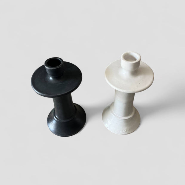 Discover Signature Style: Handmade Black or White Candle Holder (18 cm)