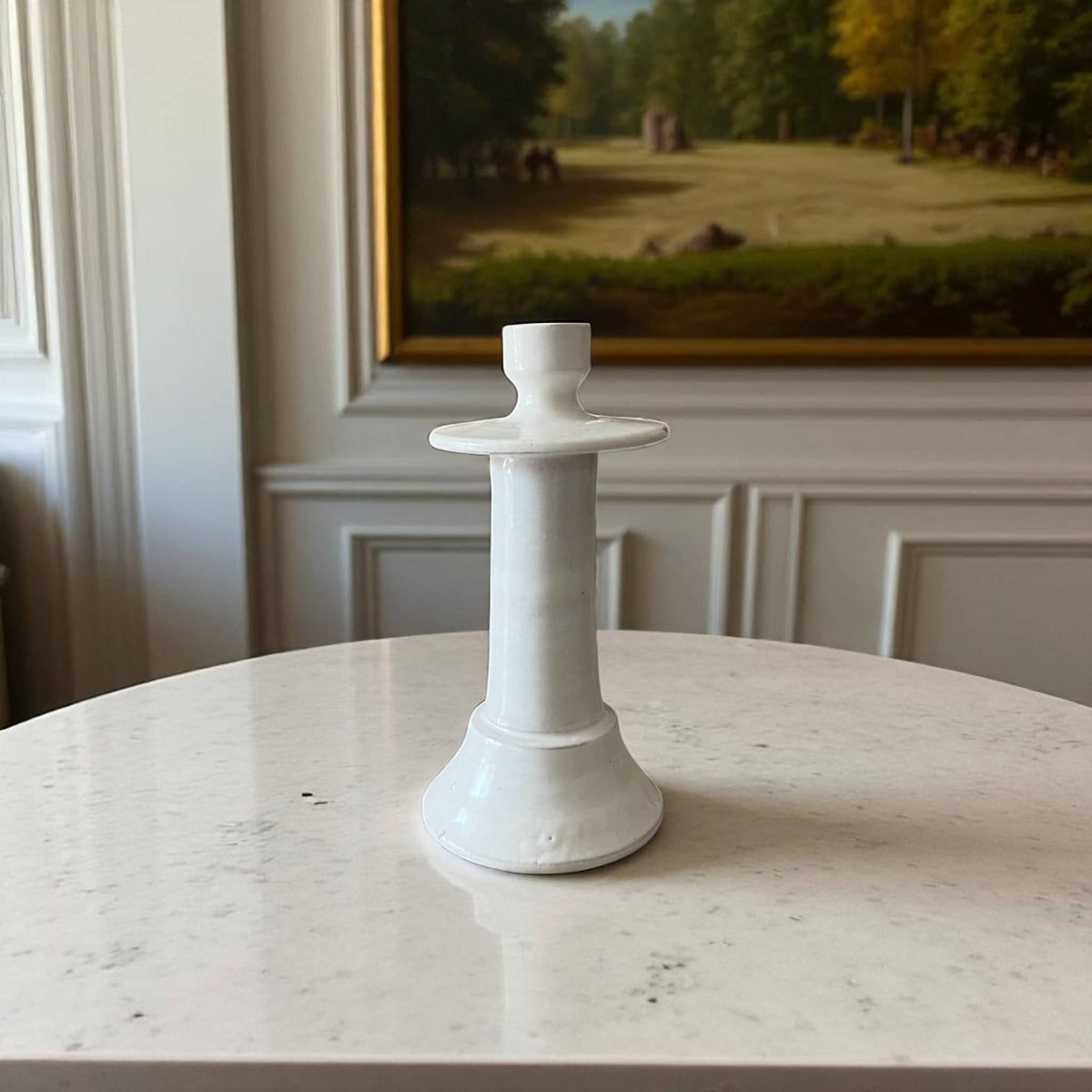 Discover Signature Style: Handmade Black or White Candle Holder (18 cm)