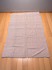 Handwoven Moroccan Wool Quilt (6.6 x 4.4 ft)