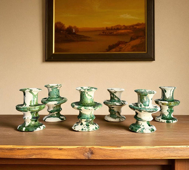 Extra Small Splatter Tamegroute Candleholder