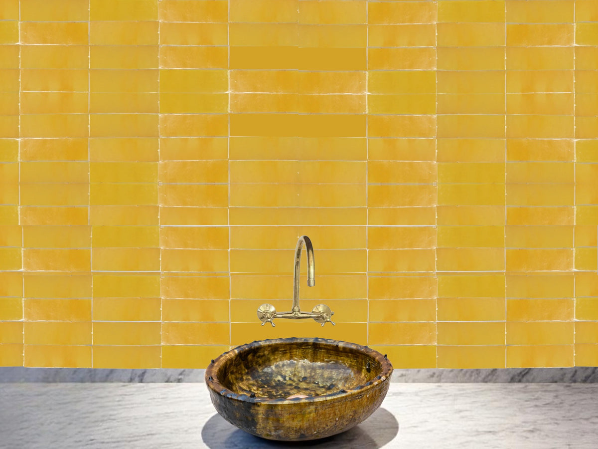 Saffron Bejmat Zellige Tiles