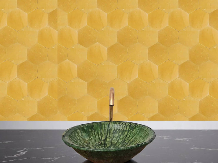 Saffron Hexagon Zellige Tiles