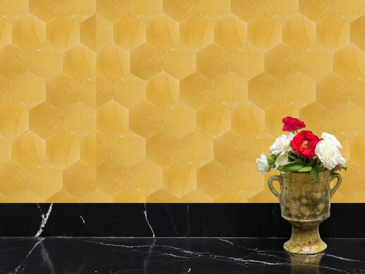 Saffron Hexagon Zellige Tiles