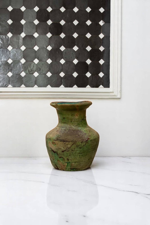 Handcrafted Black & White Moroccan Zellige Tiles