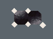 Handcrafted Black & White Moroccan Zellige Tiles