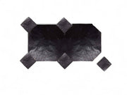 Handcrafted Black Moroccan Zellige Tiles – Octagon & Bouchon Patterns