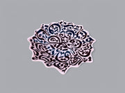 🖋️ Handmade Arabic Calligraphy Ceramic Bowl – Moroccan Artisan Tableware