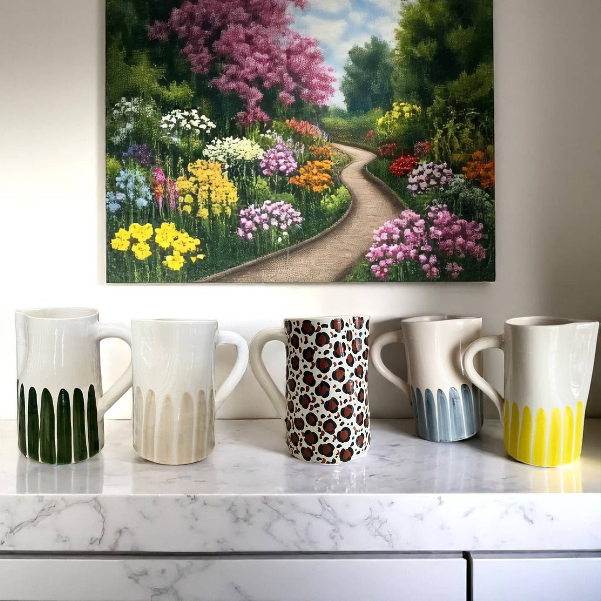  Handmade & Handpainted Carafe (18 cm)