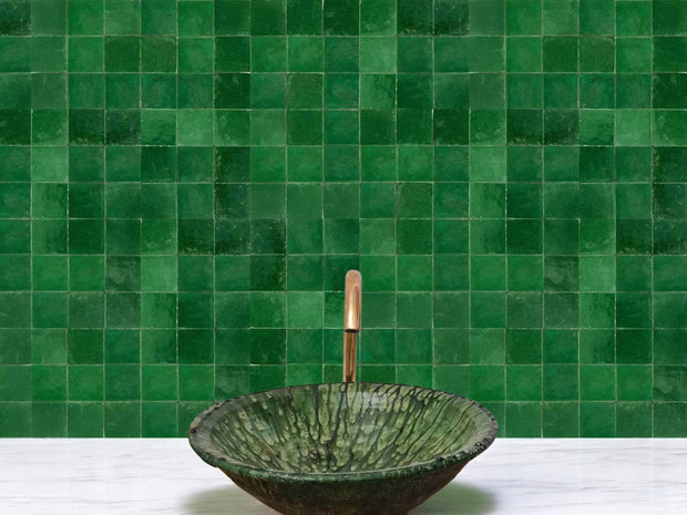 Green Zellige | Square