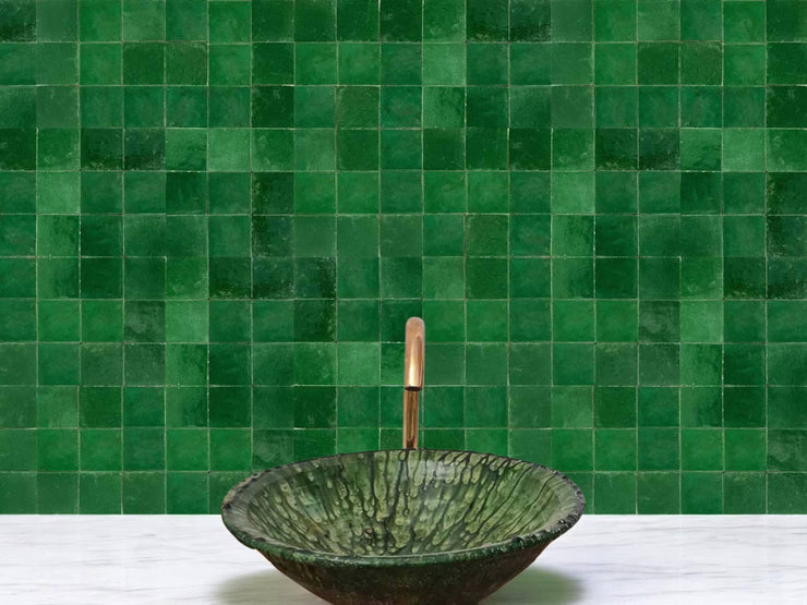 Green Zellige | Square