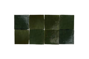 Cindered Olive Moroccan Zellige Tile – Square