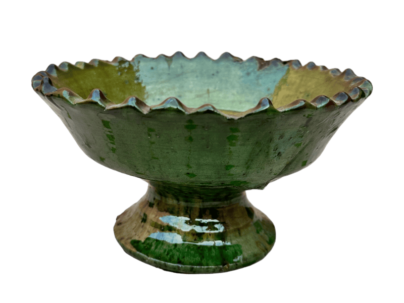 Tamegroute bowl  serving size bowls  Serving Pottery  serving bowls  salad bowl  pottery  pedestal bowl  nesting bowls  handmade bowl  fruit bowl  Dinning  Decorative Bowl  Ceramic Bowl  bowls set  bowls ceramic