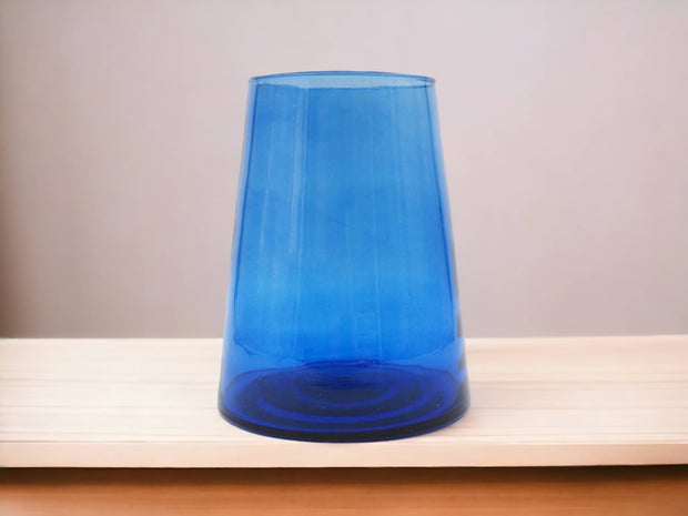 recycled Glass Cone Vase