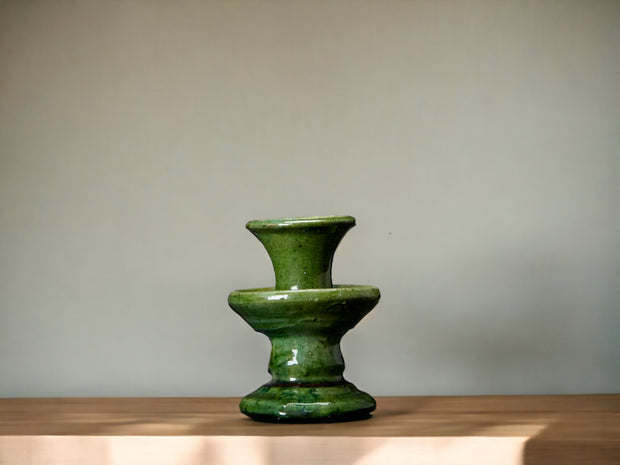 Tamegroute Green Candlestick Holders