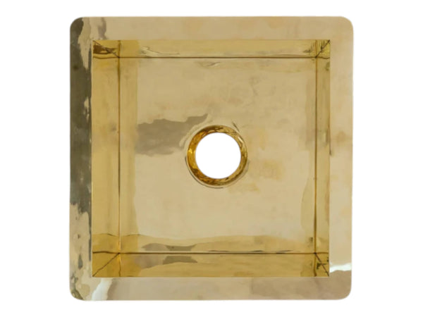 Kitchen Island Solid Brass Sink – Undermount Brass Sink, Outdoor Bar Sink