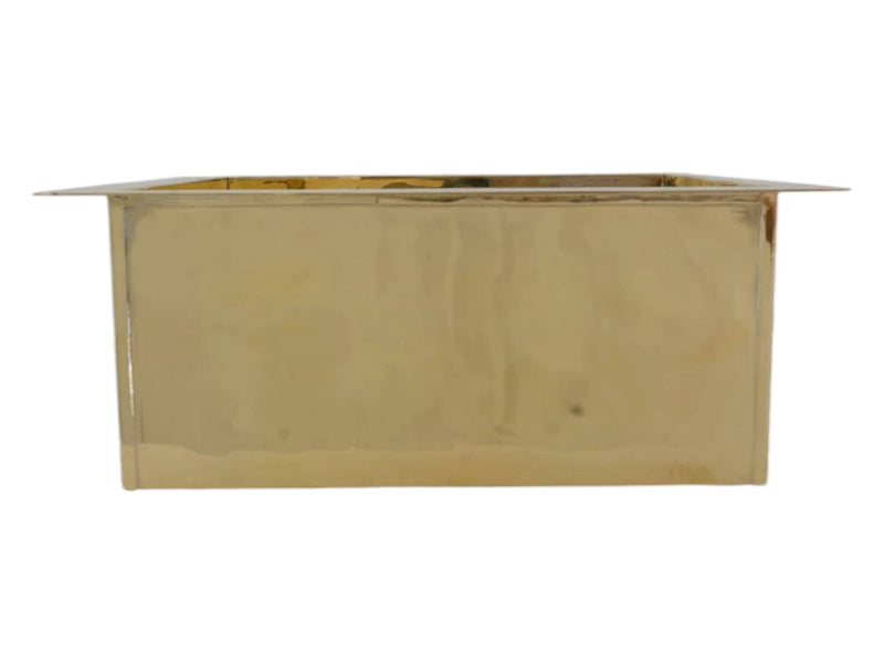 Kitchen Island Solid Brass Sink – Undermount Brass Sink, Outdoor Bar Sink