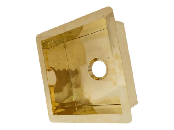 Kitchen Island Solid Brass Sink – Undermount Brass Sink, Outdoor Bar Sink