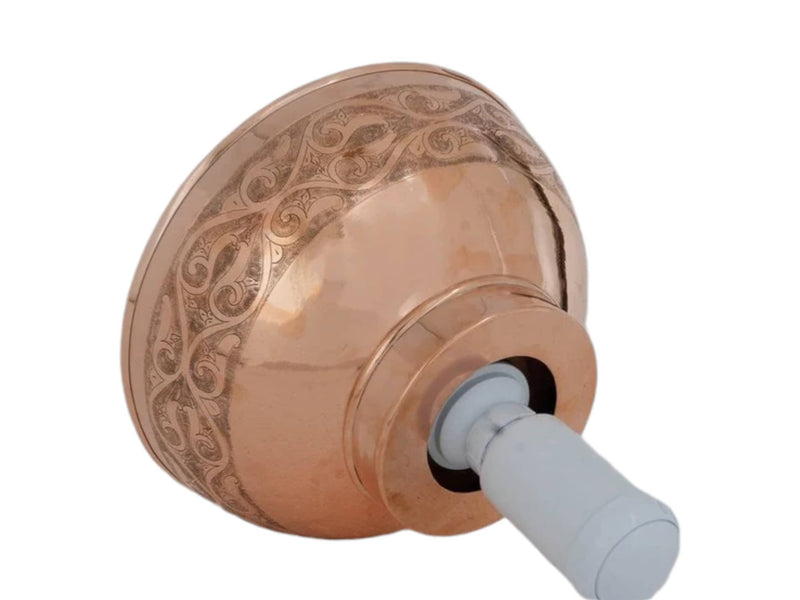 Copper Bathroom Vessel Sink – Hand Engraved & Hammered Bowl Vanity Sink
