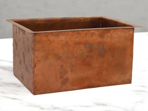 Undermount Hammered Copper Kitchen Sink