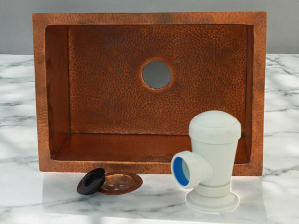 Undermount Hammered Copper Kitchen Sink