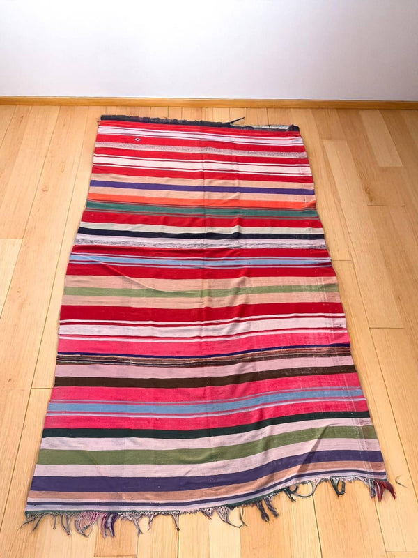 Vintage Moroccan Kilim Rug (10.8 x 5.9 ft)