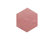 Moroccan Hexagon Tiles in a Bathroom Shower
