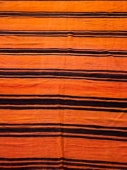  Handwoven Moroccan Kilim Rug (11.4 x 5.6 ft)