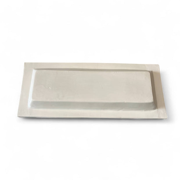 Handpainted Leopard Print Serving Dish / Trough