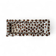 Handpainted Leopard Print Serving Dish / Trough