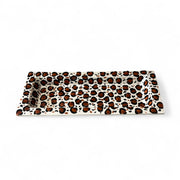 Handpainted Leopard Print Serving Dish / Trough