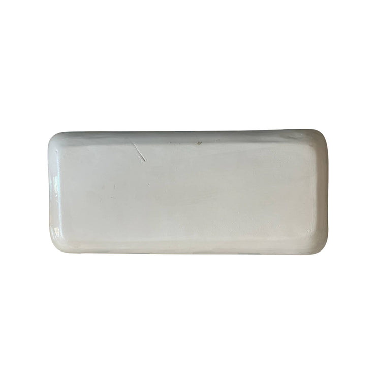 Handpainted Red Heart Pattern Serving Dish (31 x 14 x 3.5 cm)