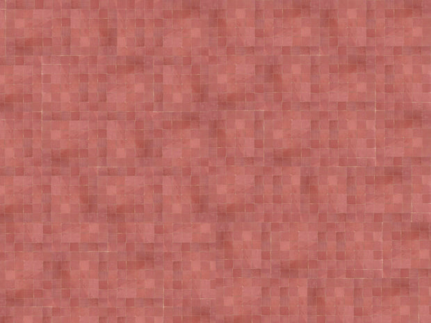 Handmade Blushing Mistress – Deep Pink Moroccan Zellige Tile