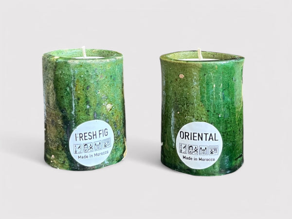 Scented Soy Wax Candle with Ceramic Holder