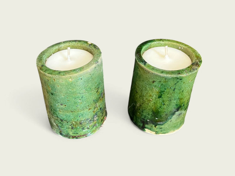 Scented Soy Wax Candle with Ceramic Holder