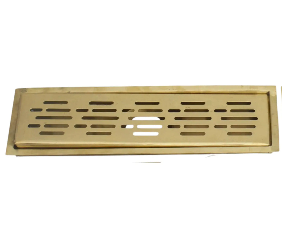 designer brass shower grate linear floor drain