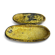 Authentic Tamegroute Oval Glazed Platter (Approx. 56 x 27 cm)