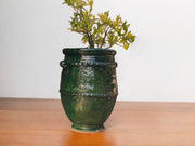 Green Glazed Jar Vases