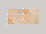 Handcrafted Natural & White Moroccan Zellige Tiles