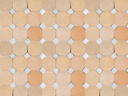 Handcrafted Natural & White Moroccan Zellige Tiles