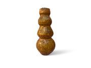  Ochre Glazed Tripple Round Vase