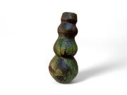 Green  Glazed Tripple Round Vase