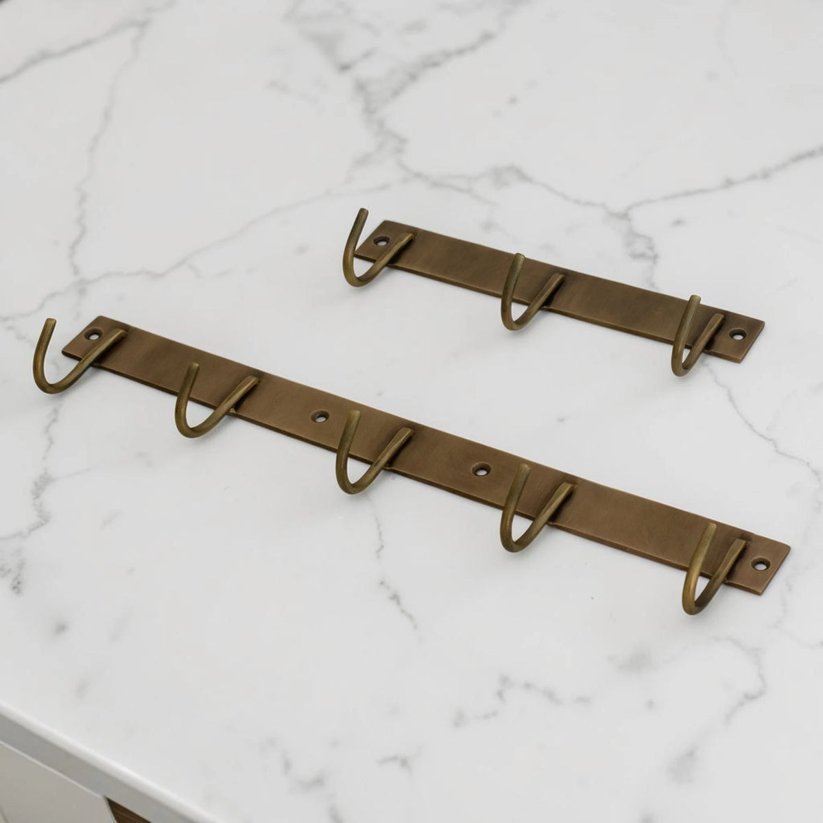 brass coat rack wall mounted vintage finish