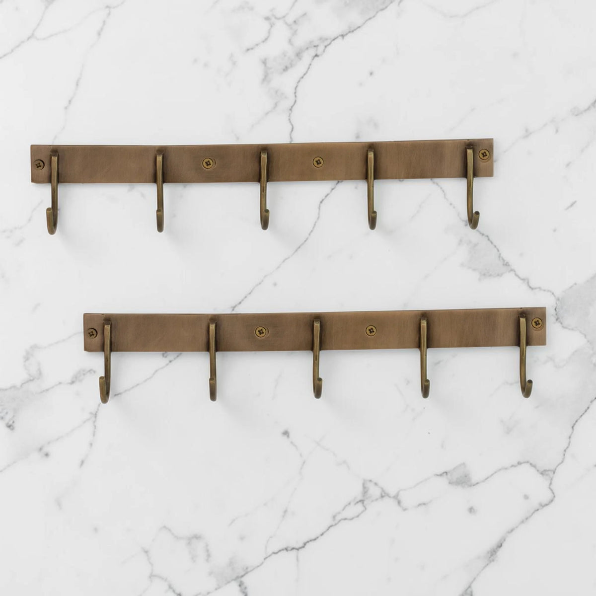 brass coat rack wall mounted vintage finish