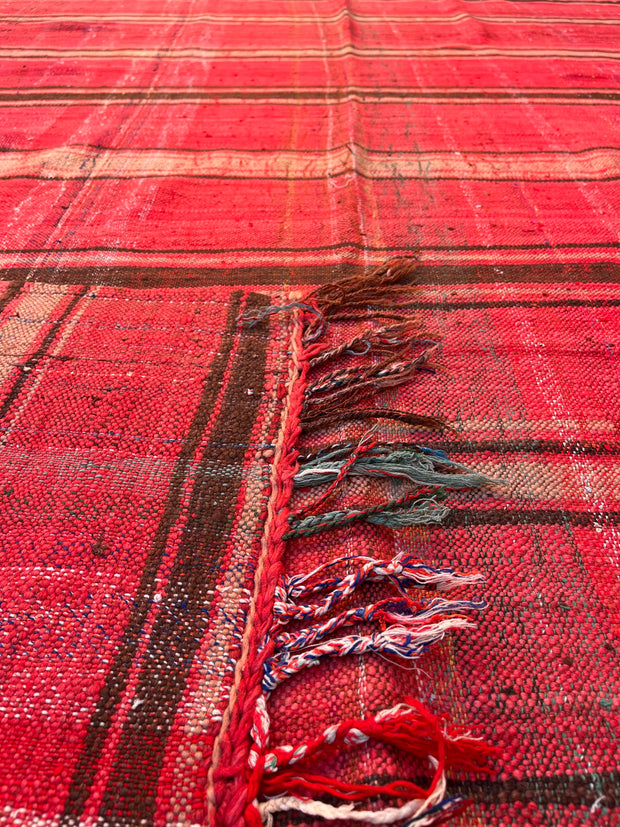 Handwoven Vintage Moroccan Kilim Rug (8.7 x 5.1 ft)