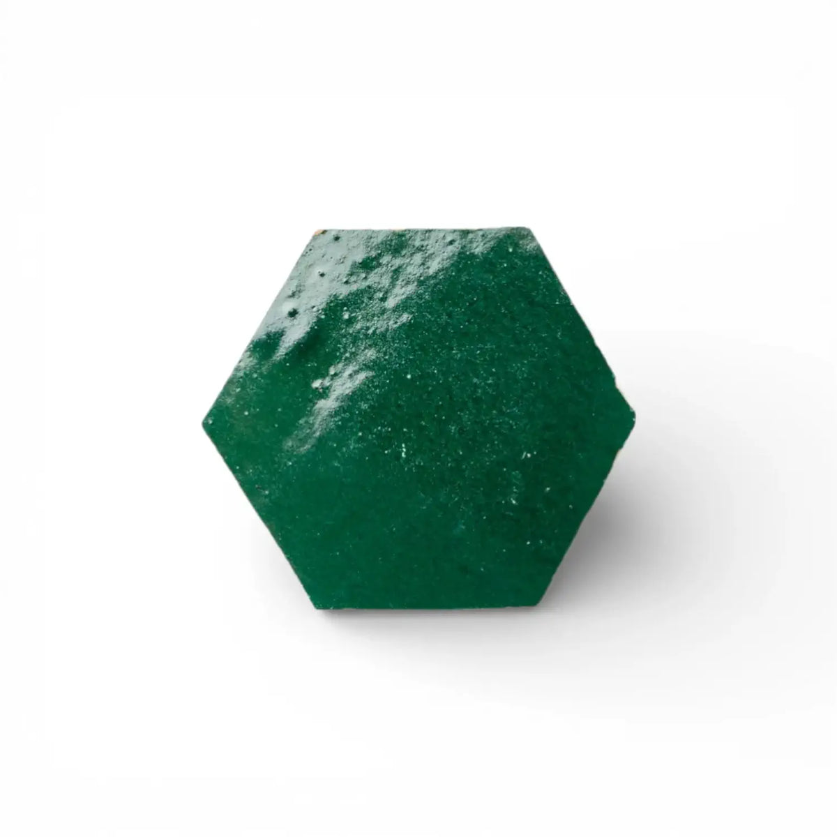 emerald green hexagon zellige tile handmade moroccan ceramic tile